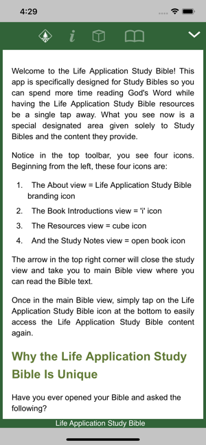 LifeApplicationStudyBibleiPhone版