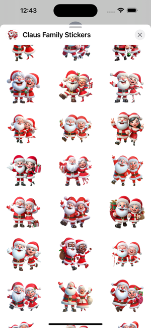 Claus Family StickersiPhone版