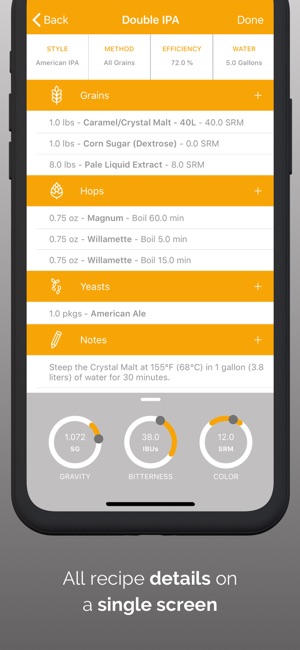 Brewer!BeerRecipeBuilderiPhone版