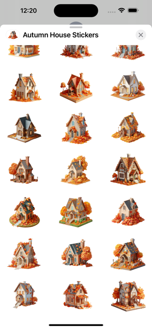 Autumn House StickersiPhone版