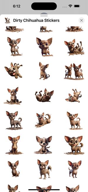 Dirty Chihuahua StickersiPhone版