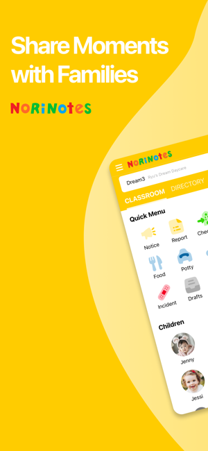 Norinotes: Childcare AppiPhone版