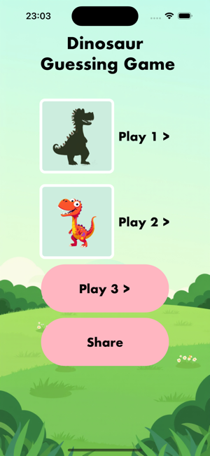 Dinosaur Guessing GameiPhone版