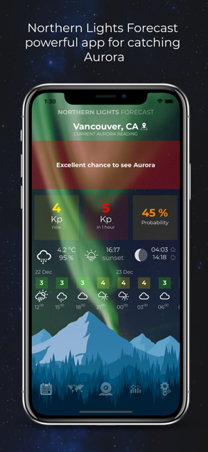 NorthernLightsForecastiPhone版