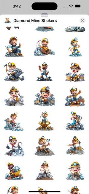 Diamond Mine StickersiPhone版