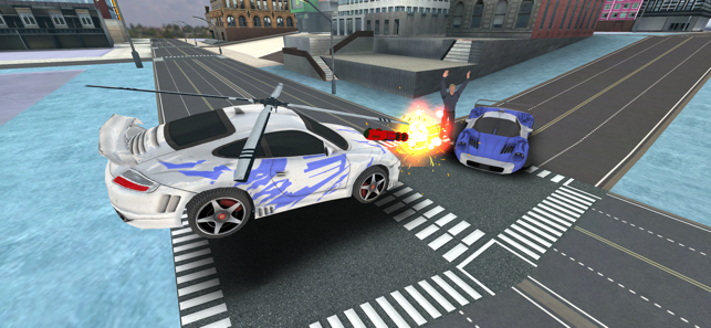 Flying Police Car HelicopteriPhone版