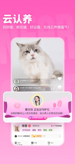 附近有喵—平价购物献爱心的宠物商城iPhone版