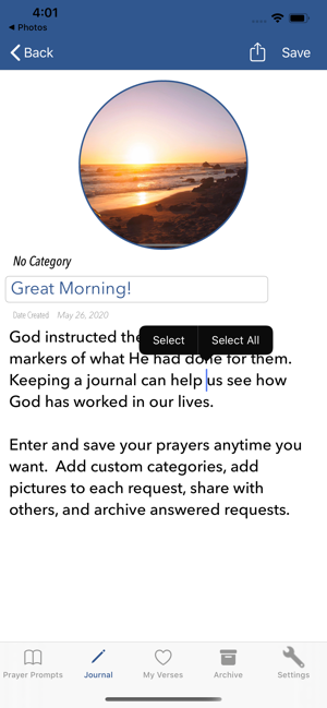 PrayerPromptsJournaliPhone版