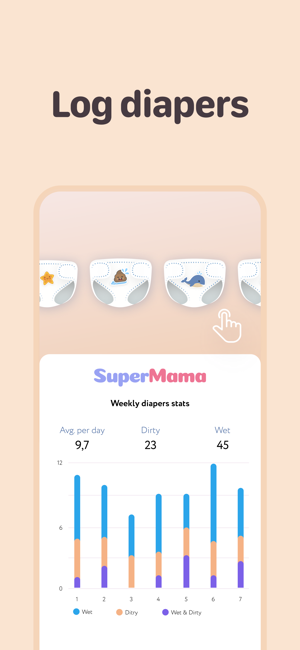 Baby feeding tracker Sleep logiPhone版