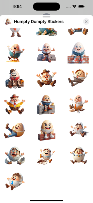 Humpty Dumpty StickersiPhone版