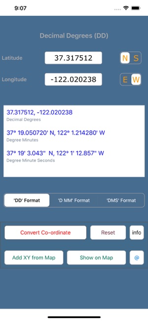 CoordinateConverterDDDMSiPhone版