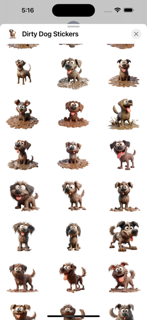 Dirty Dog StickersiPhone版