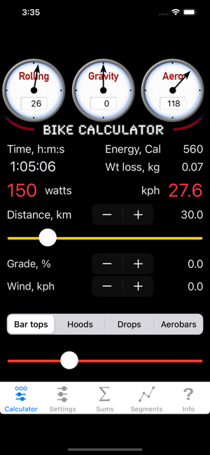 BikeCalculatorProiPhone版