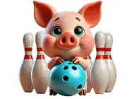 Bowling Pig StickersiPhone版