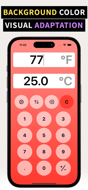 Celsius to Fahrenheit C to FiPhone版