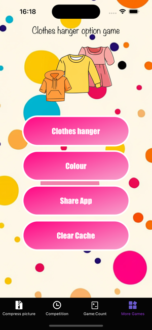 Clothes hanger option gameiPhone版