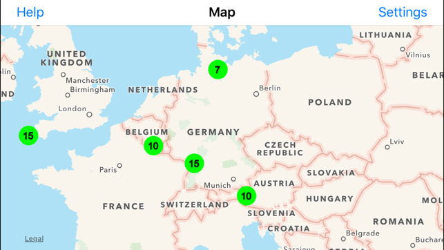 RadiationMapTrackerdisplaysworldwideradiationiPhone版