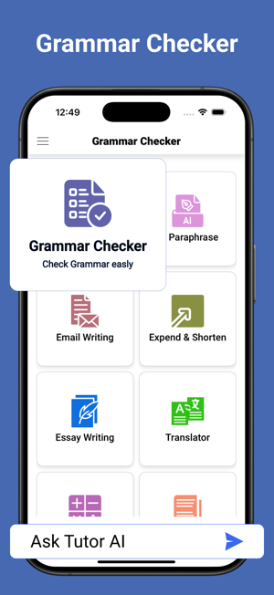 Grammar Checker & AI WritingiPhone版