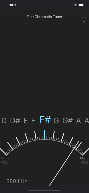 FineChromaticTuner半音调音器iPhone版