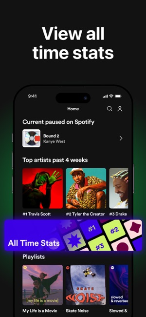 SpotistatsforSpotifyStatsiPhone版