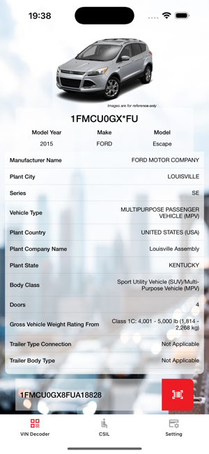 VIN Decoder ProiPhone版