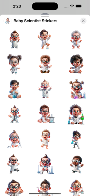 Baby Scientist StickersiPhone版