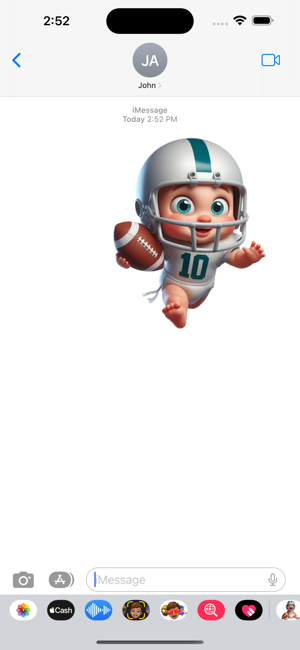 Baby Gridiron StickersiPhone版