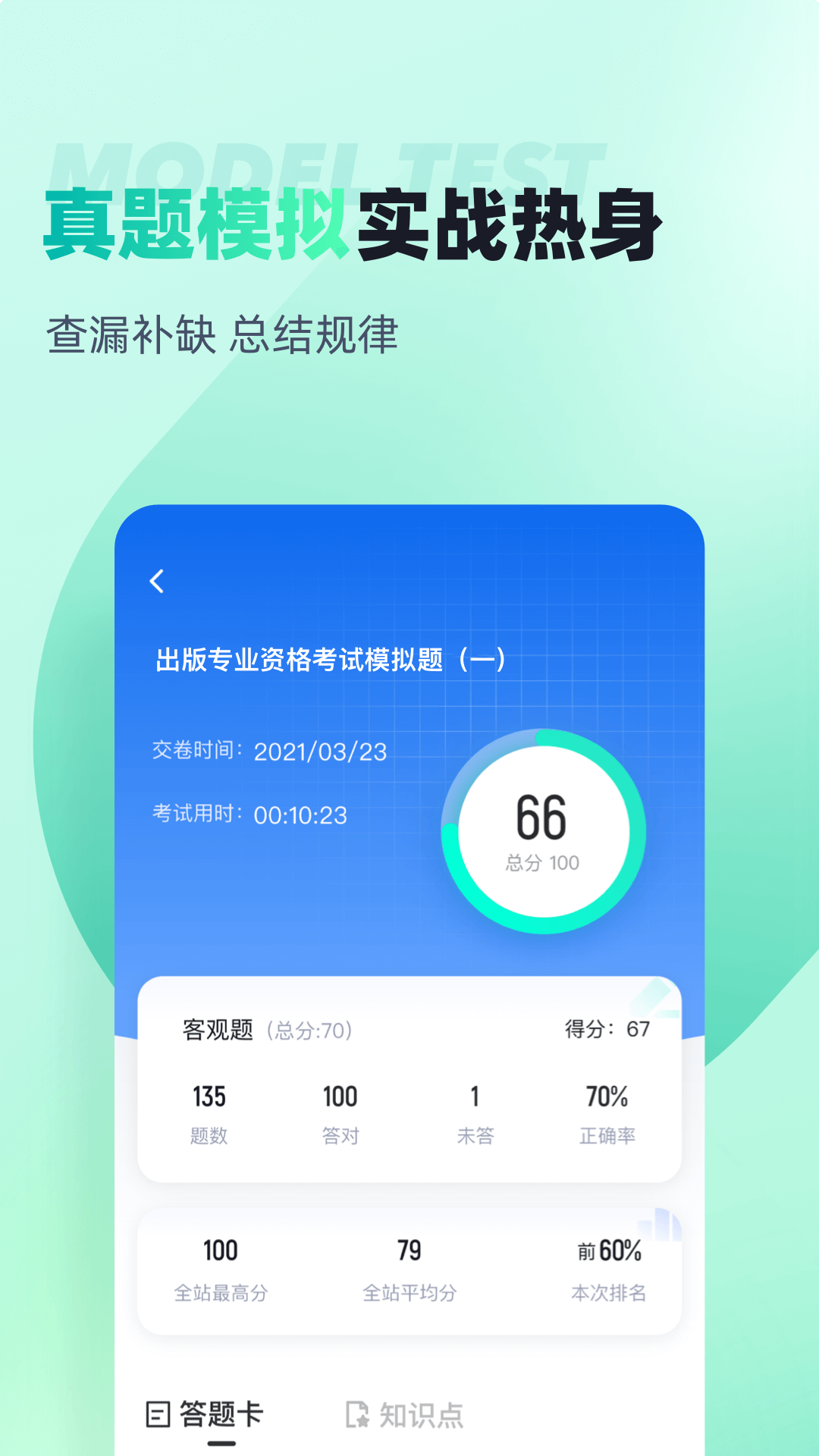 出版專業(yè)資格考試聚題庫鴻蒙版