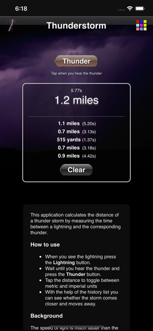 ThunderstormCalculatoriPhone版