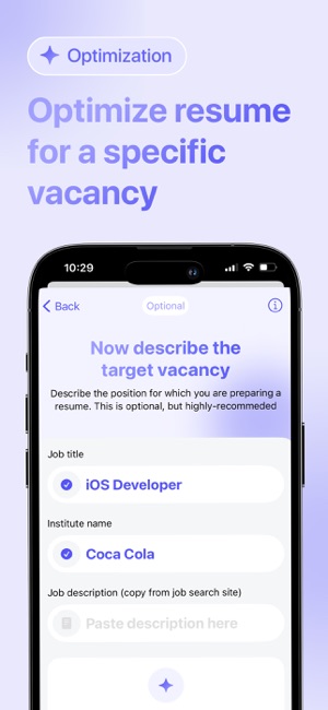 AI Resume Builder: AI CV MakeriPhone版