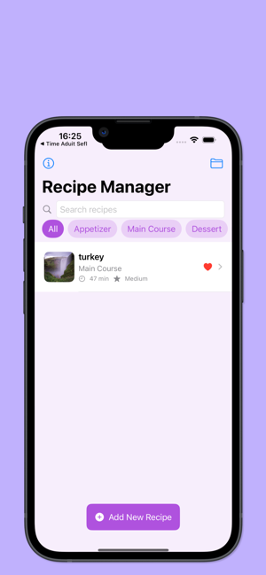 Custom Recipe ManageriPhone版