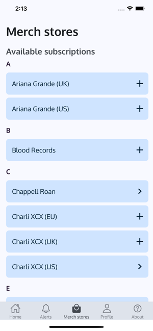 Alerts for MerchiPhone版