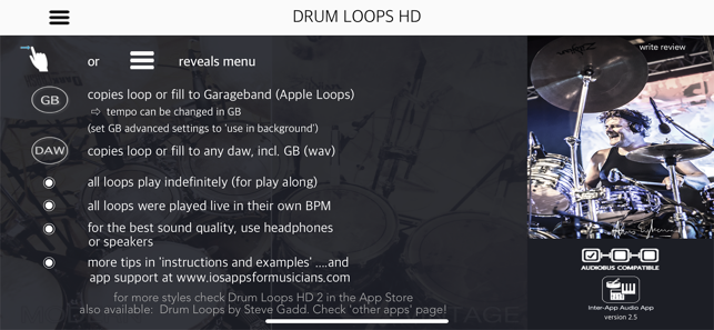 DrumLoopsHDiPhone版