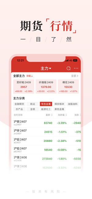 期货交易通iPhone版