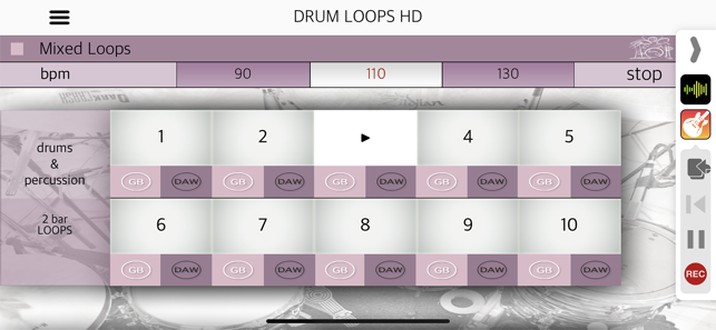 DrumLoopsHDiPhone版