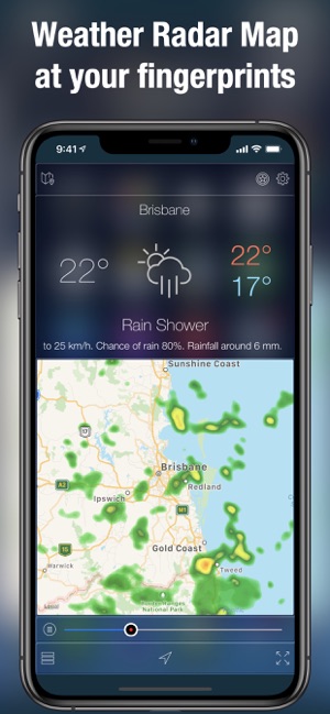 天气雷达和实况天气预报+‬iPhone版