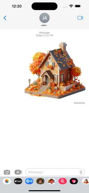 Autumn House StickersiPhone版