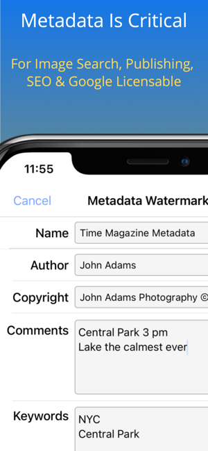 iWatermark+標志照片和視頻iPhone版