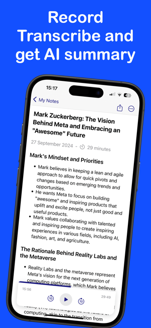 AI Note Taker: RemiiPhone版