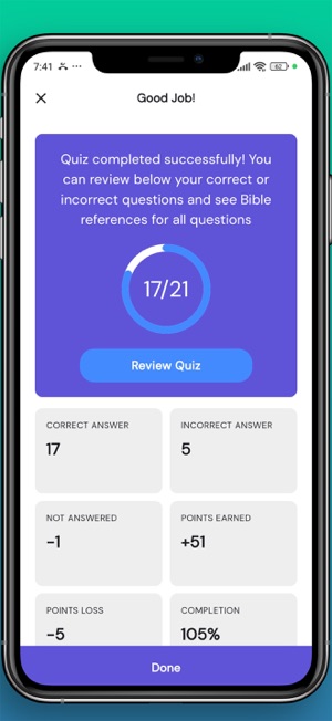 Bible Trivia Quiz, Bible StudyiPhone版