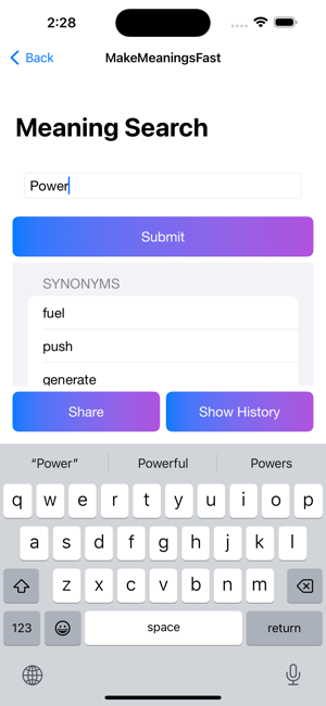 MakeMeaningsFastiPhone版