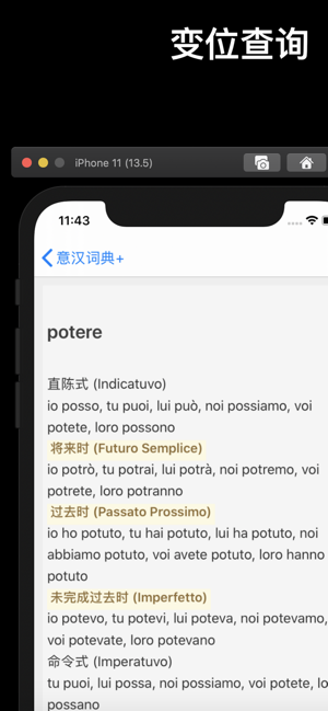 意汉词典+iPhone版