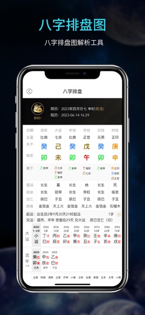 問真八字排盤寶算命占卜周易工具iPhone版