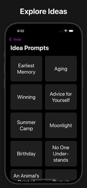 Verse: Prompts Goals & StreaksiPhone版