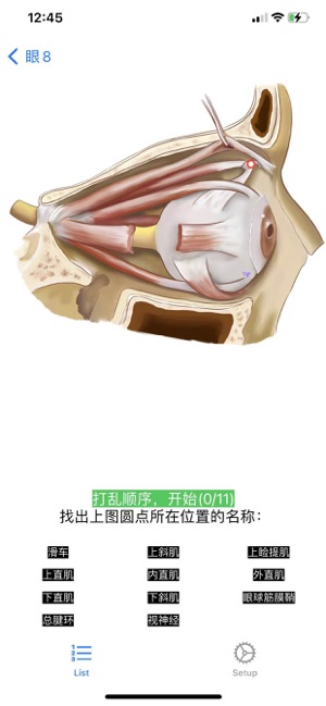 眼解剖练习iPhone版