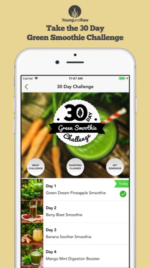 GreenSmoothiesbyYoung&RawiPhone版