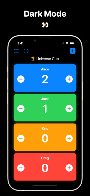 Skoro:纸牌和棋盘游戏的计分器‬iPhone版