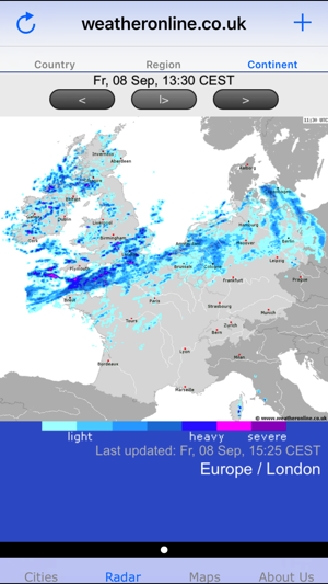 WeatherOnlineiPhone版