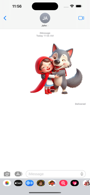 Red Riding Hood StickersiPhone版