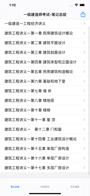 一级建造师考试讲义知识点总结大全iPhone版